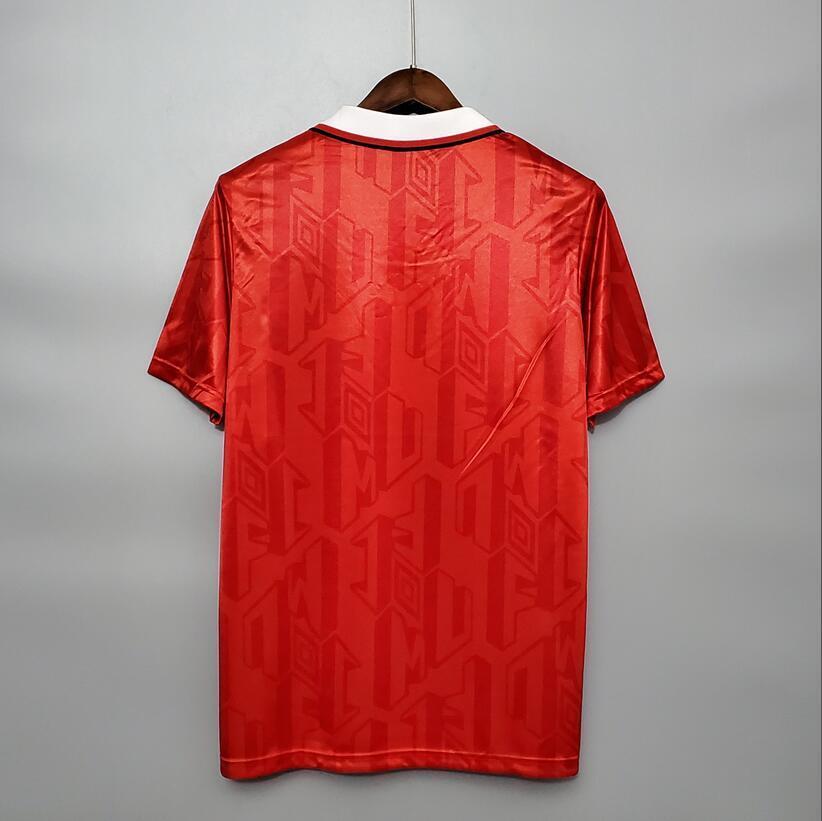 92/94 Manchester United home retro football jersey