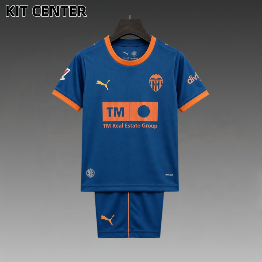 2026/2027 Valencia Away Football Shirt ( Kids Kit socks）