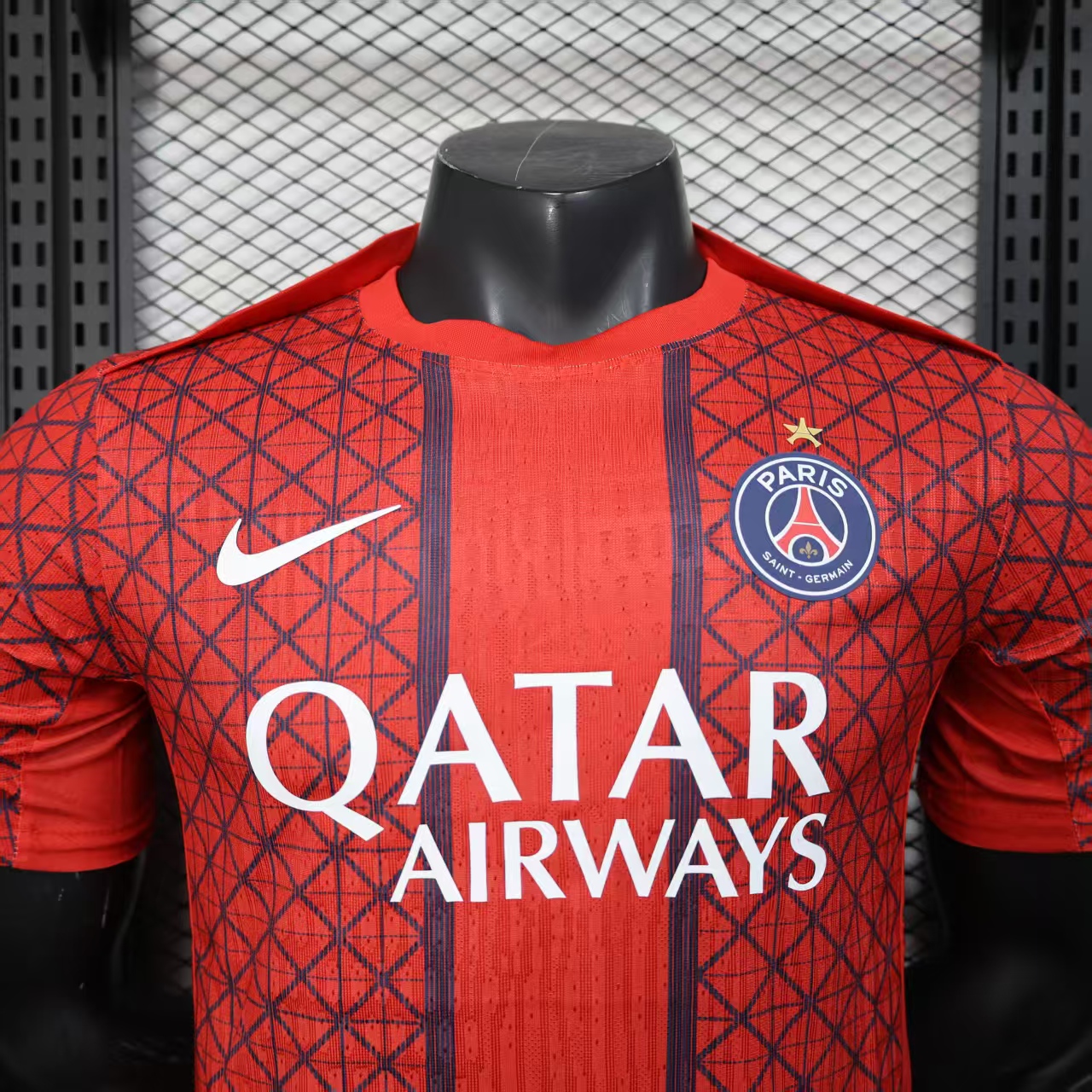 2025/2026 Paris Saint-Germain Red Special Edition European Cup Champions Jersey (Player Edition)