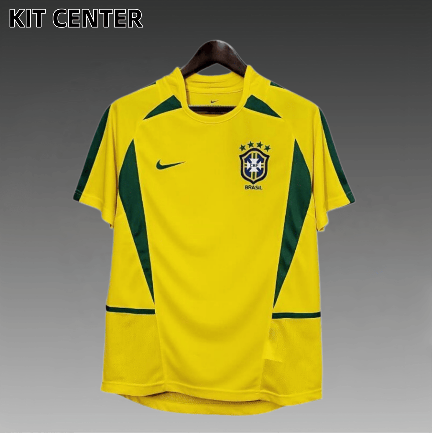 2002 Brazil Home Retro Football Shirt