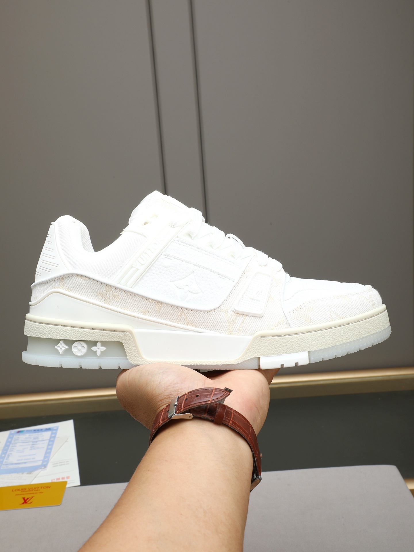 LV Louis vuitton Trainer Sneaker Low Virgil Abloh Monogram