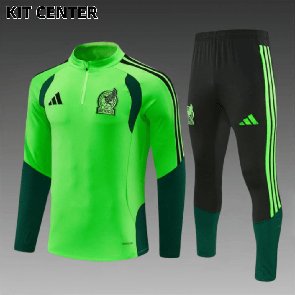 25/26 Mexico Half Zip Training Kit (Adult Kids Kit)
