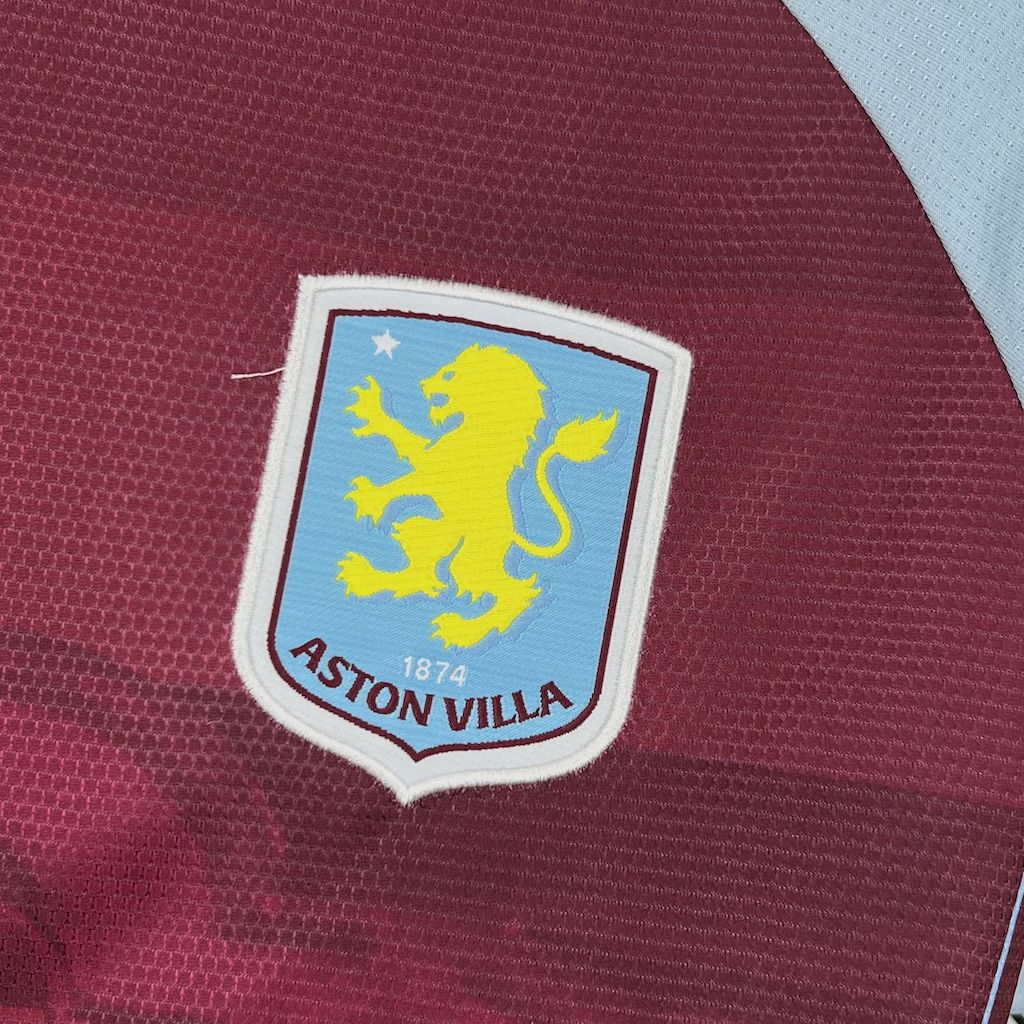 2025/2026 Aston Villa Home Football Shirt （Fans）