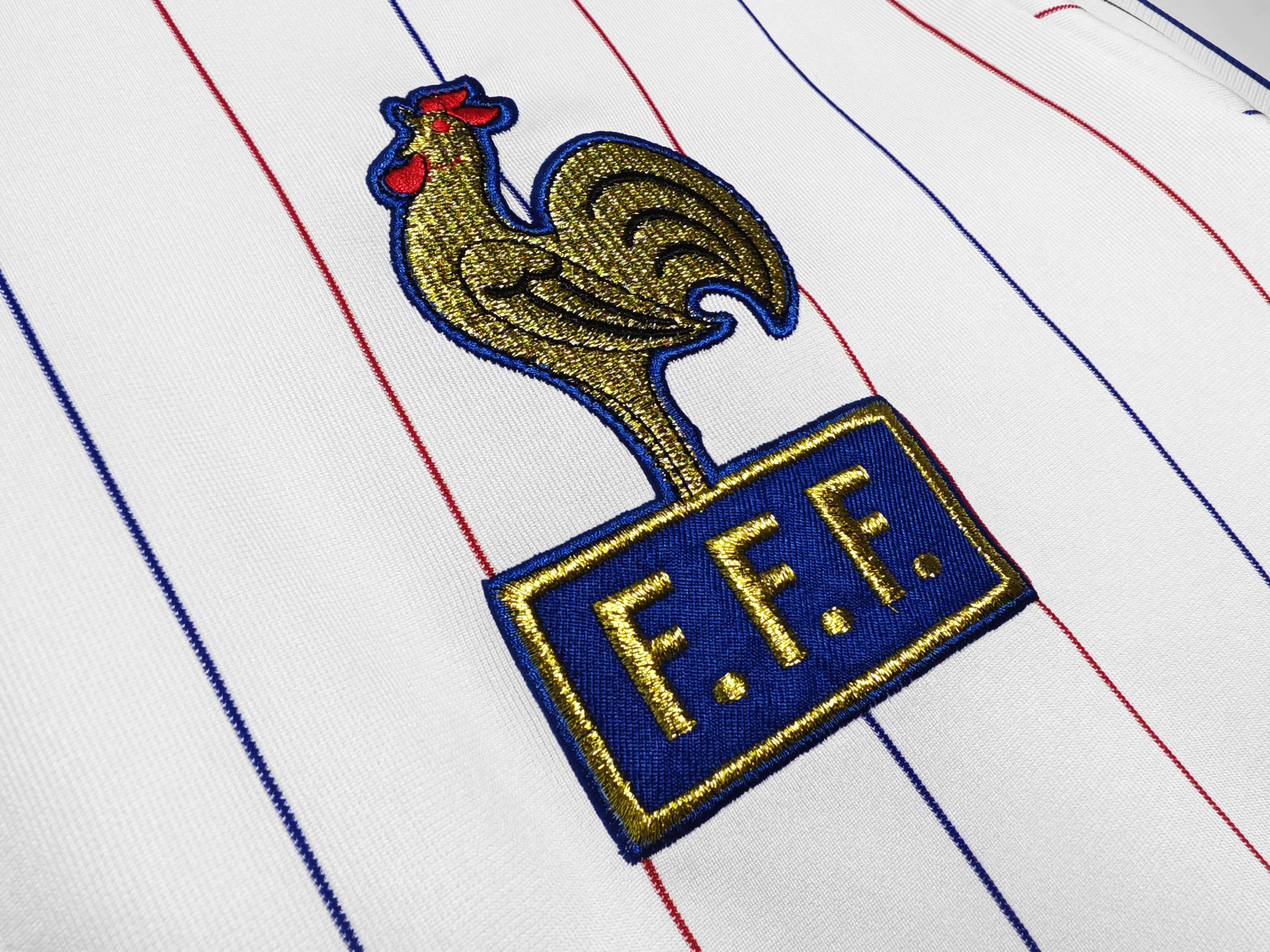 80/82 France Away Retro long Football Shirt