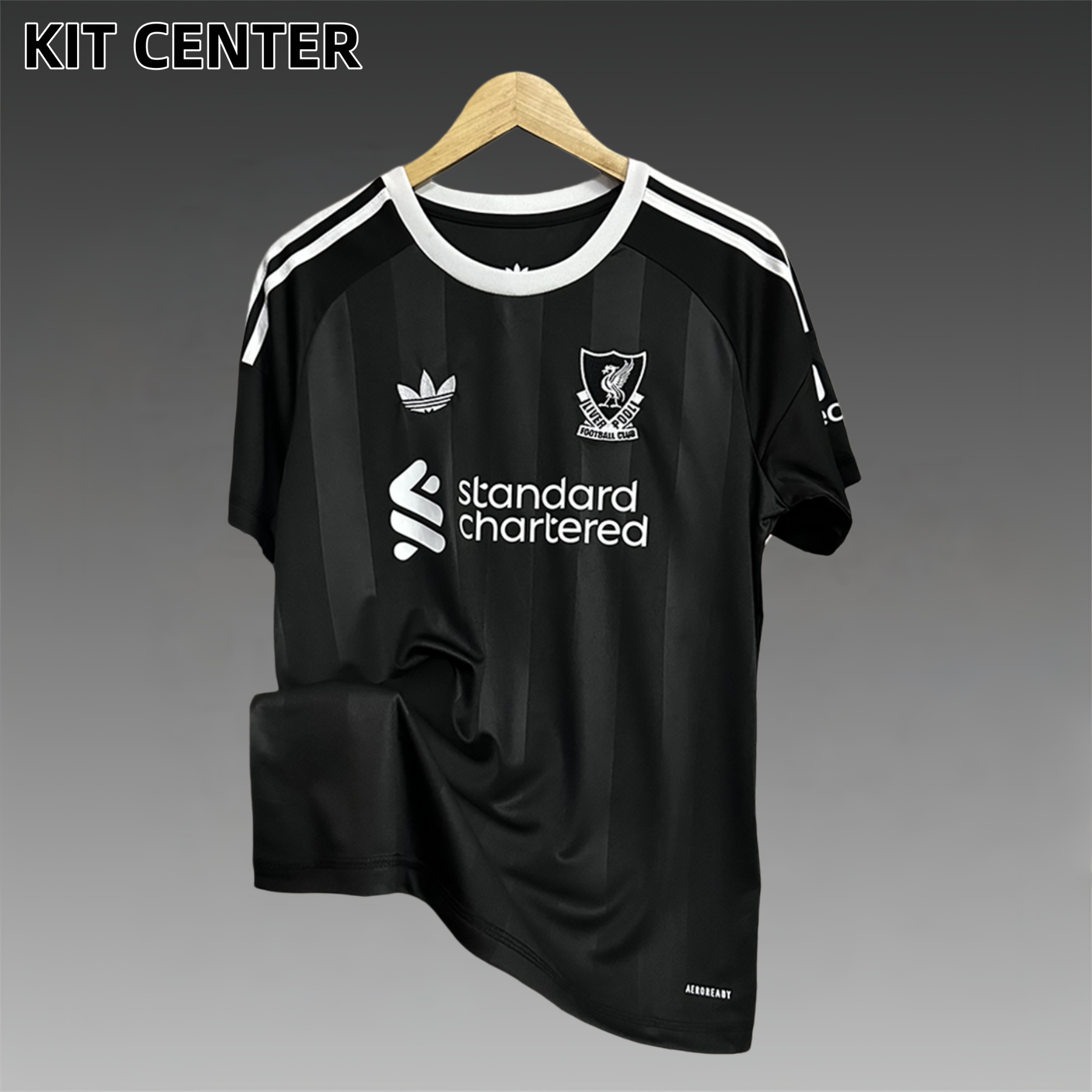 2025/2026 Liverpool Goalkeeper Black Football Shirt (Fans)