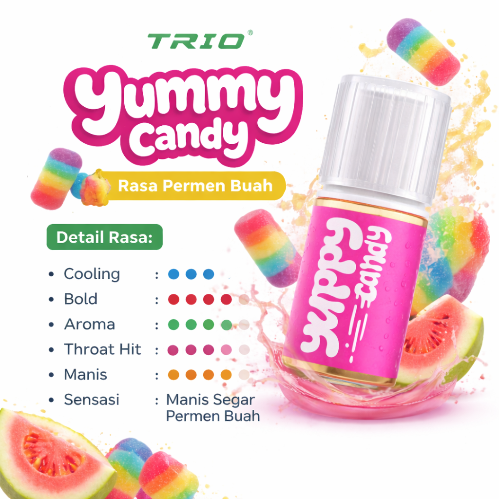 Trio Salt 30ml - Saltnic Liquid