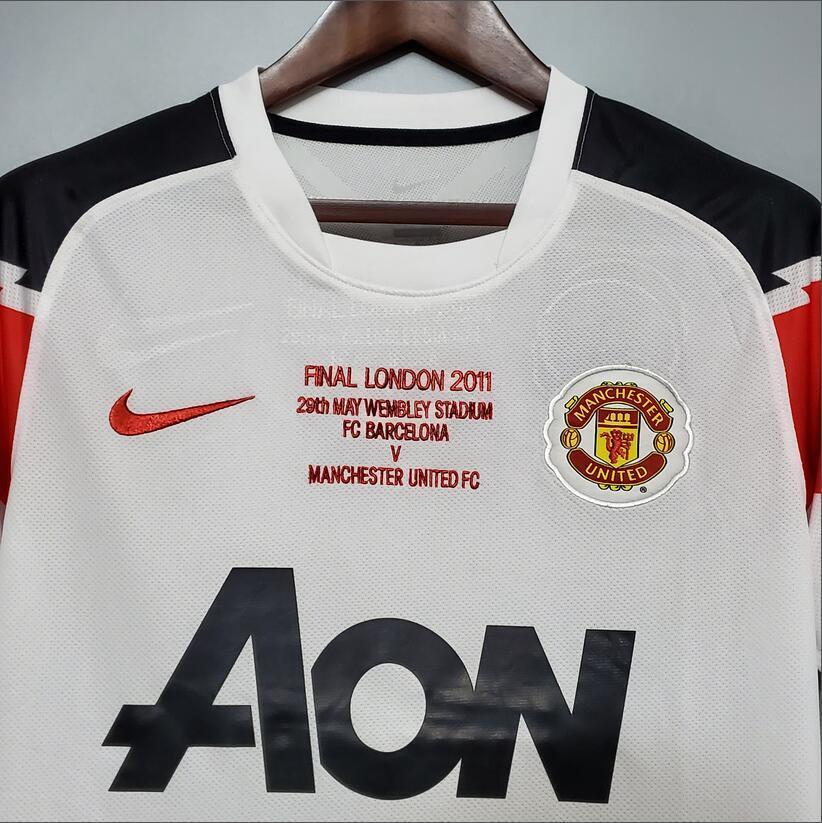 10/11 Manchester United Away Champions League version  retro football jersey