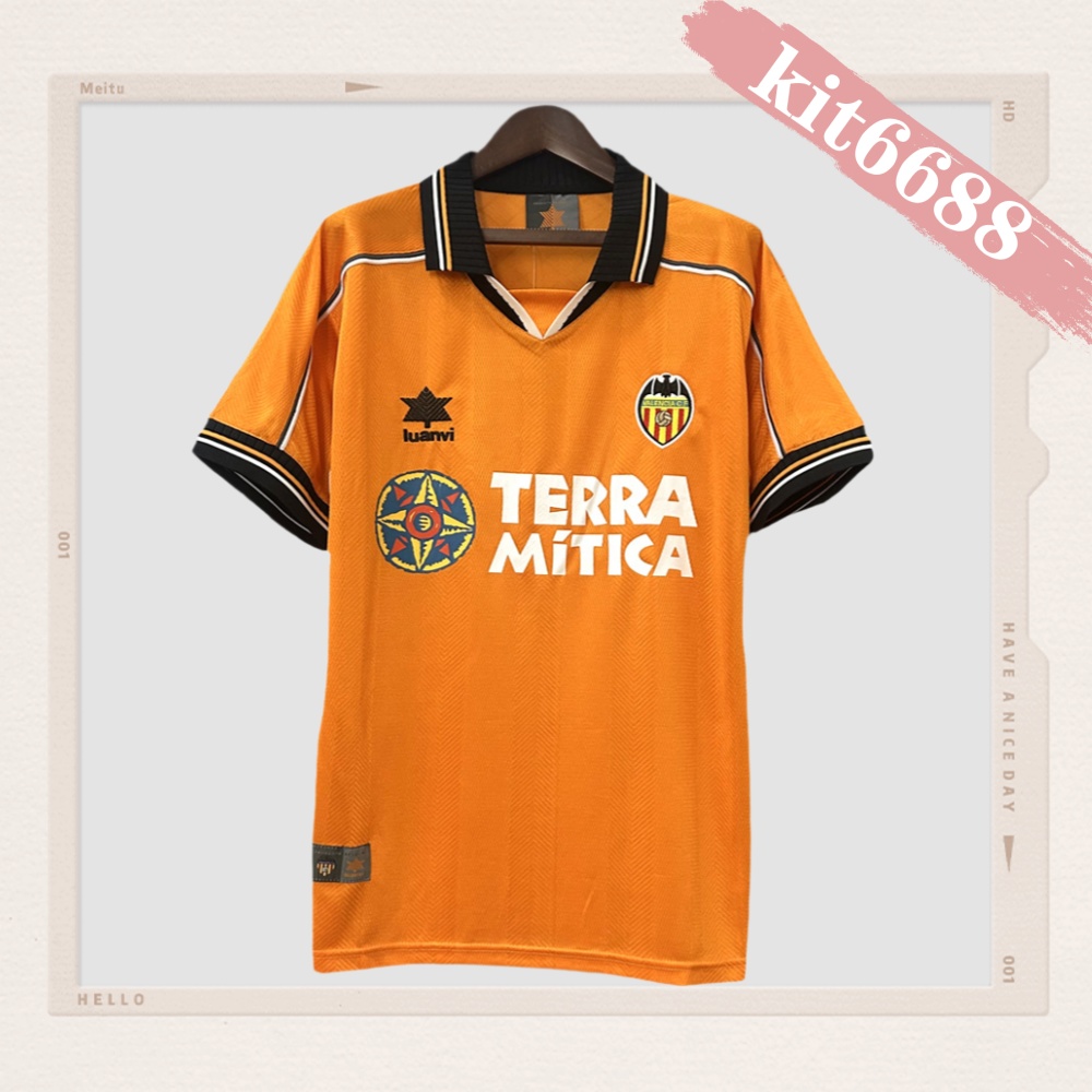 1999/2000 Valencia Away Retro Football Shirt