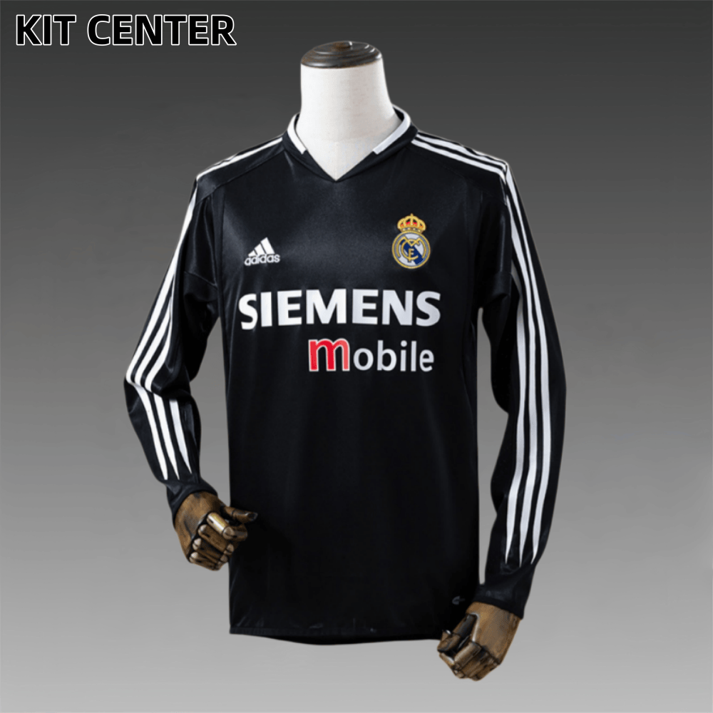 2004/2005 Real Madrid Third Away Long Sleeve Retro Football Shirt