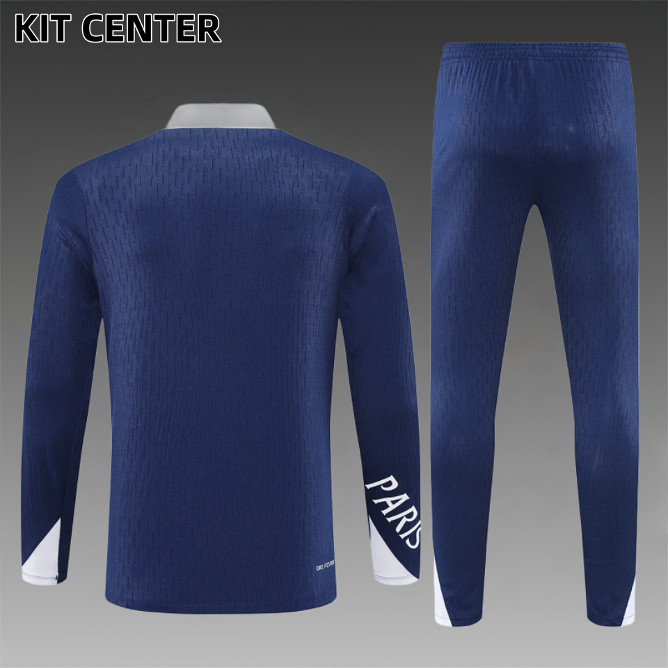 2025/2026 Paris Saint-Germain Half-Zip Tracksuit (Adult Kit)