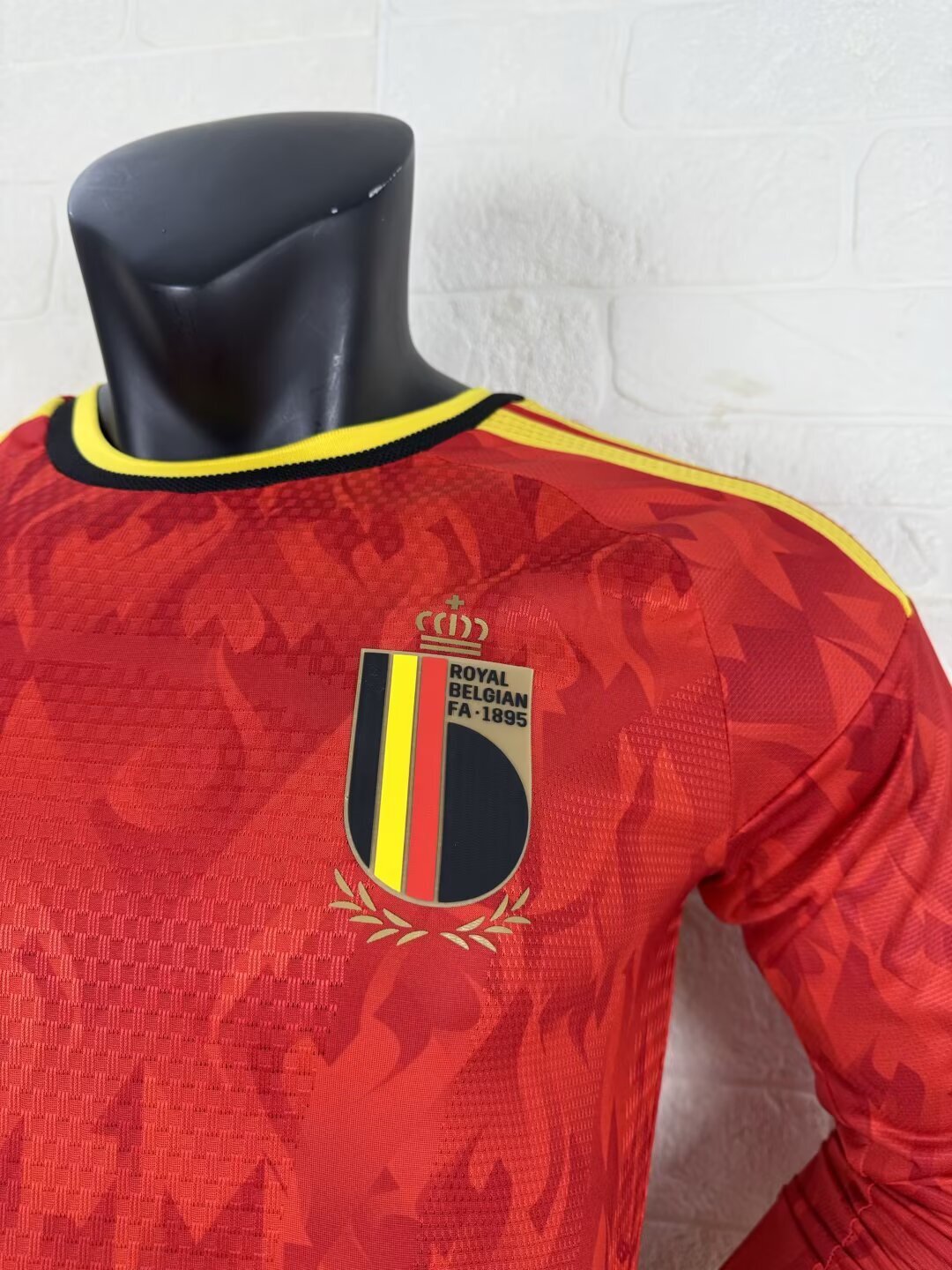 2026 Belgian Home Long Sleeve Football Shirt (Player Edition)