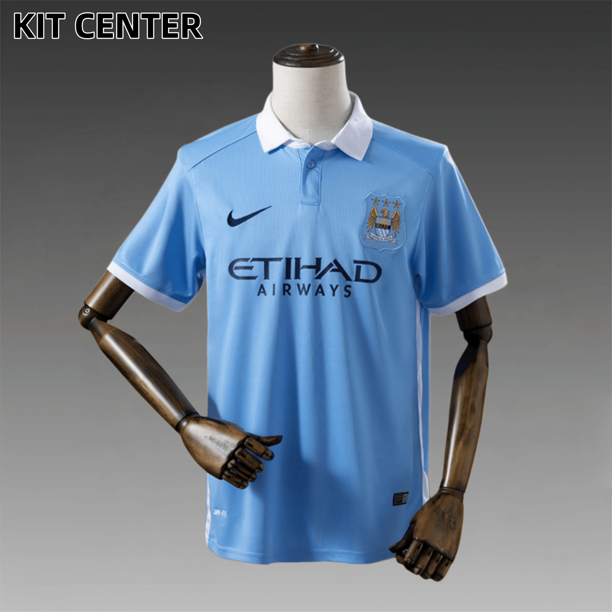15/16 Manchester City Home Retro Football Shirt