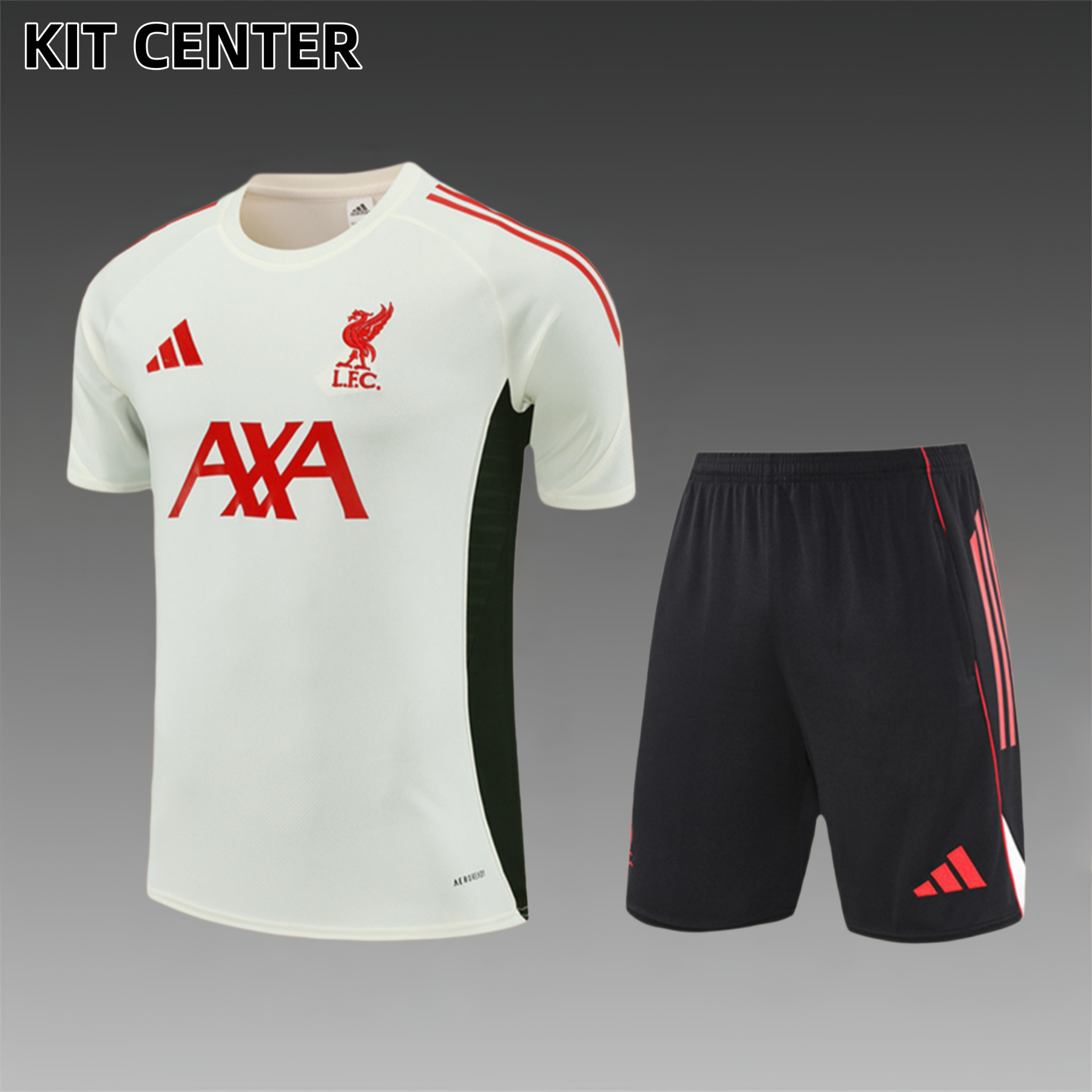 2025/2026 Liverpool White Adult Short Sleeve Training Wear (Adult Kit)