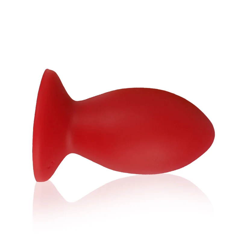 Rage - Red Silicone Butt Plug - 4 Sizes
