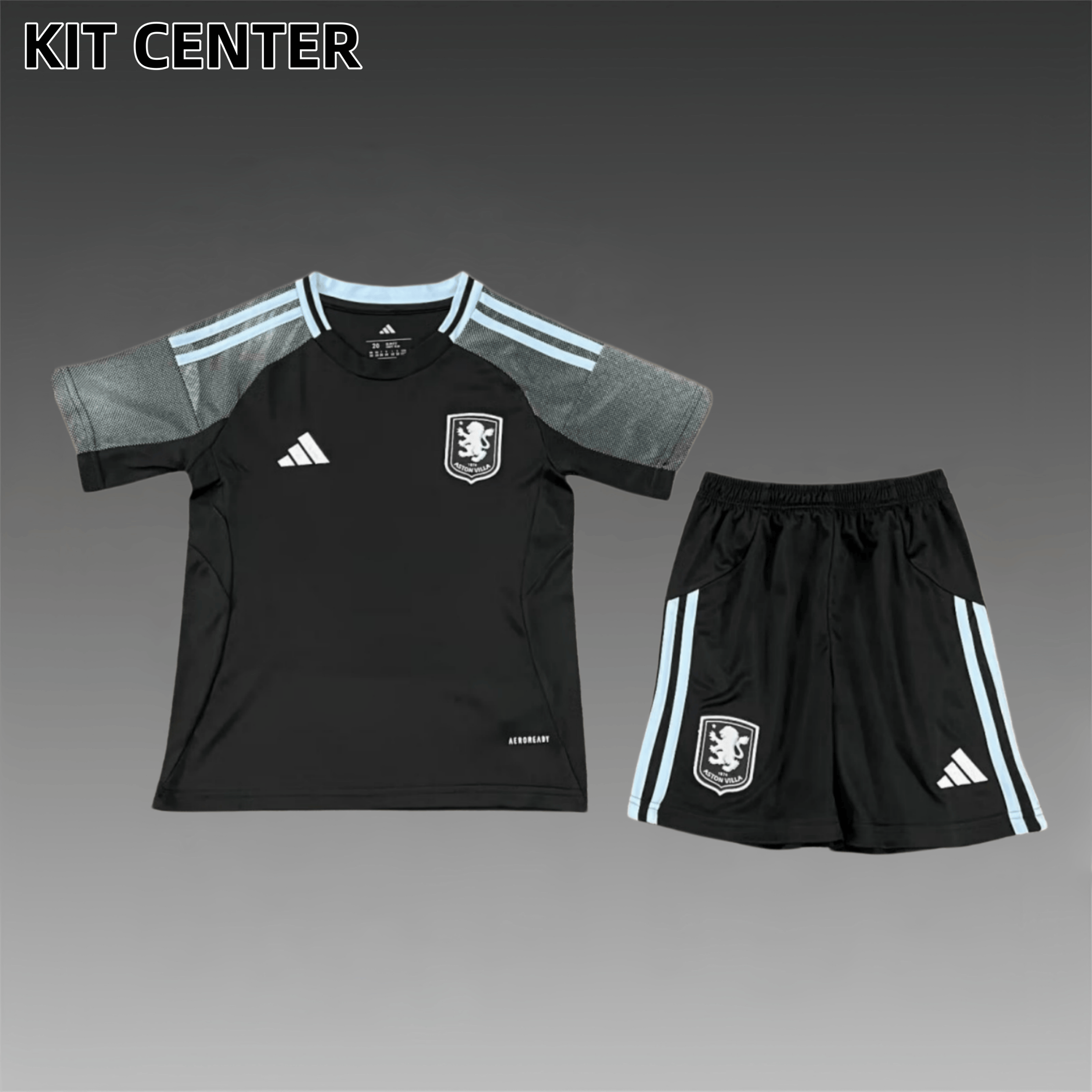 2025/2026 Aston Villa  third away Football Shirt ( Kids Kit socks）