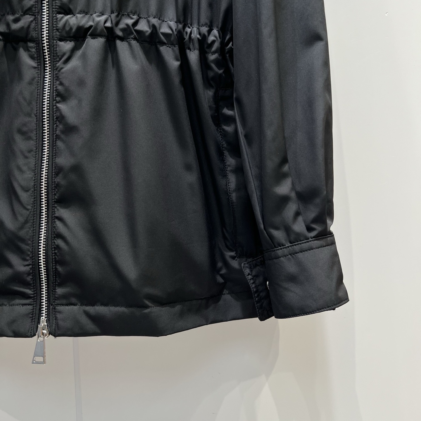 Moncler Enette 2026 Spring Autumn Women's Jackets Polyester Hooded Zipper Tassel Casual Slim Woman's Coats MKDFWJ26001