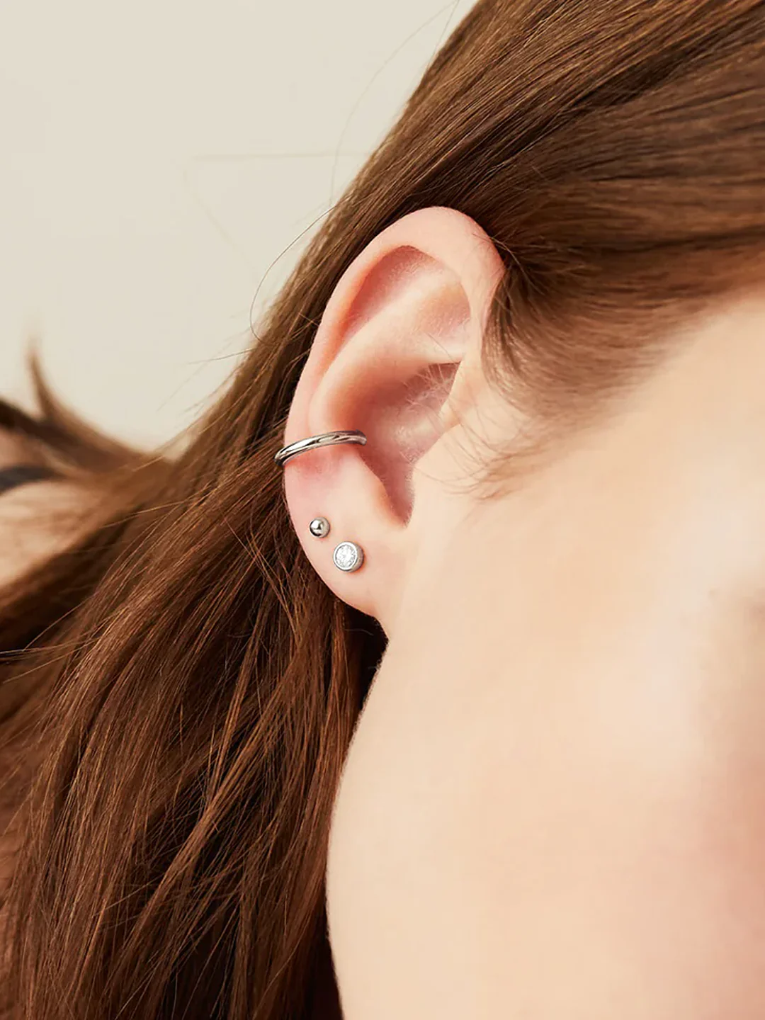 Round Sapphire Studs