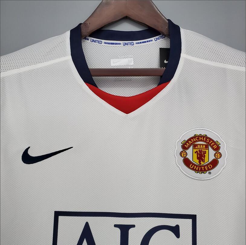 08/09 Manchester United Away retro football jersey