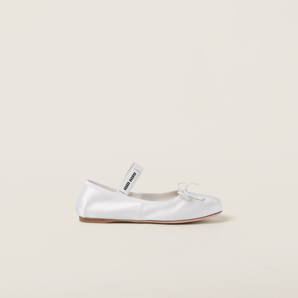 Satin ballerinas