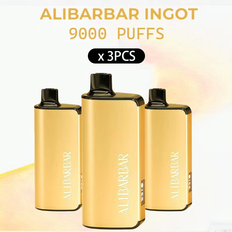 ALIBARBAR INGOT 9000 PUFFS 3pcs