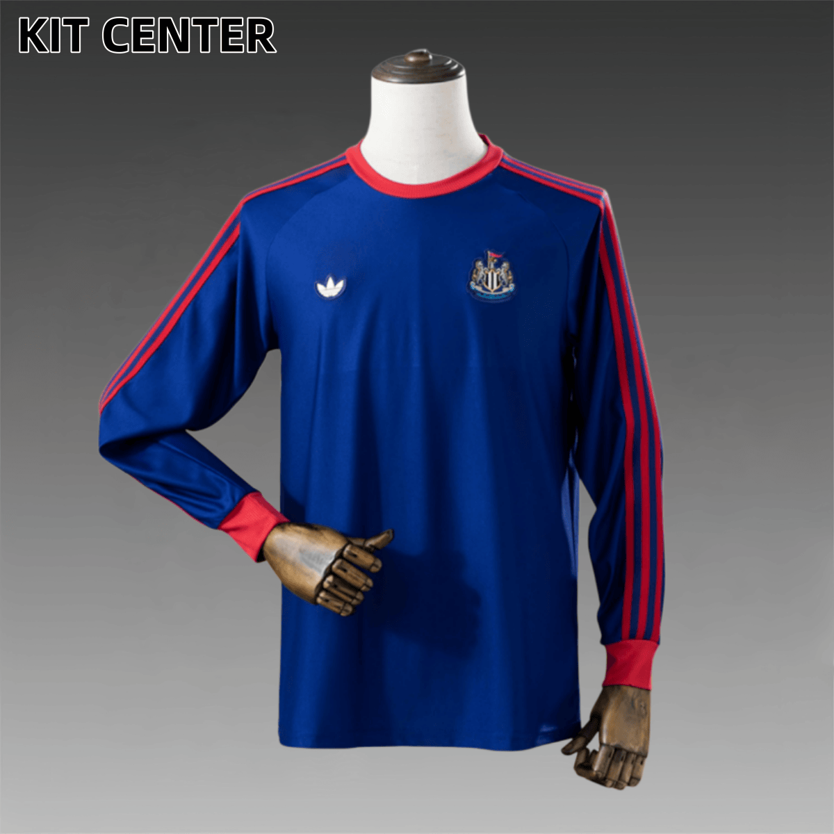2025/2026 Newcastle United Terrace IconsT-Shirt Blue Long-sleeved Football Shirt (Fans version）