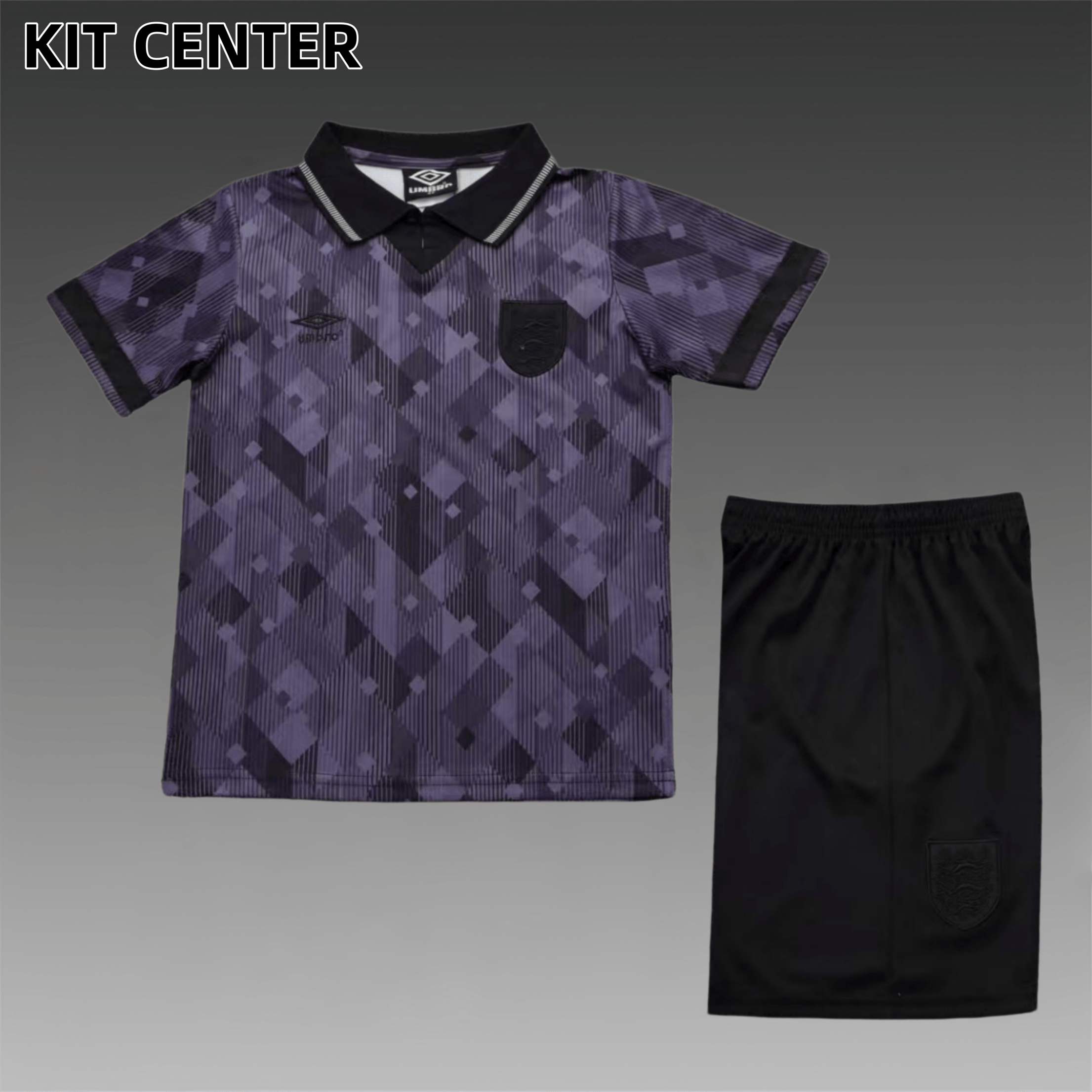 1990 England Away  Retro Football Soccer jerseys Kids suit