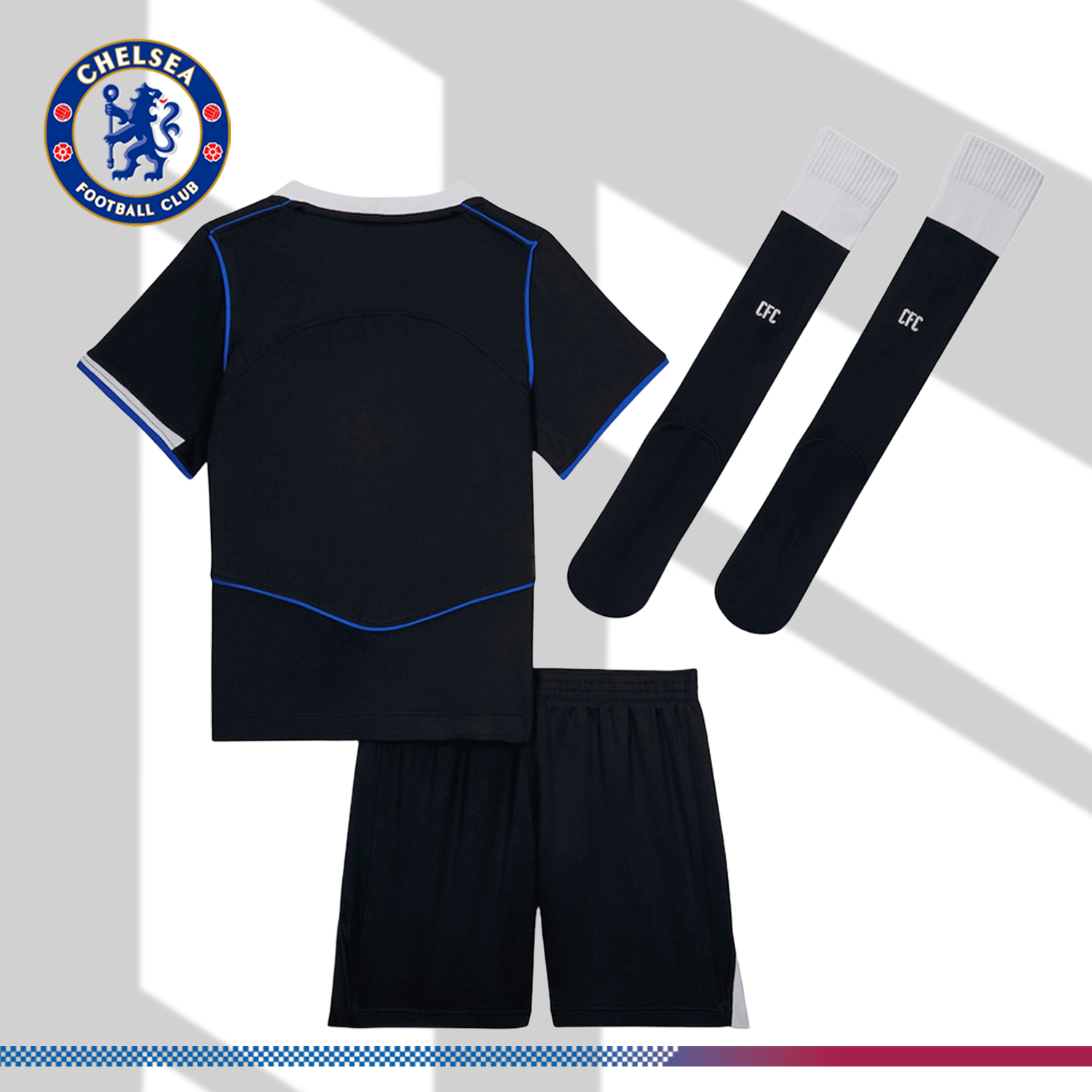 2025/2026 Chelsea Third Football Shirt (Kids Kit socks)