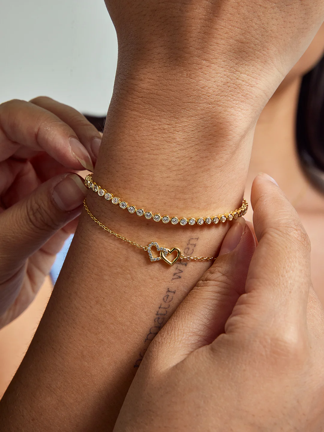 Bezel Sapphire Tennis Bracelet