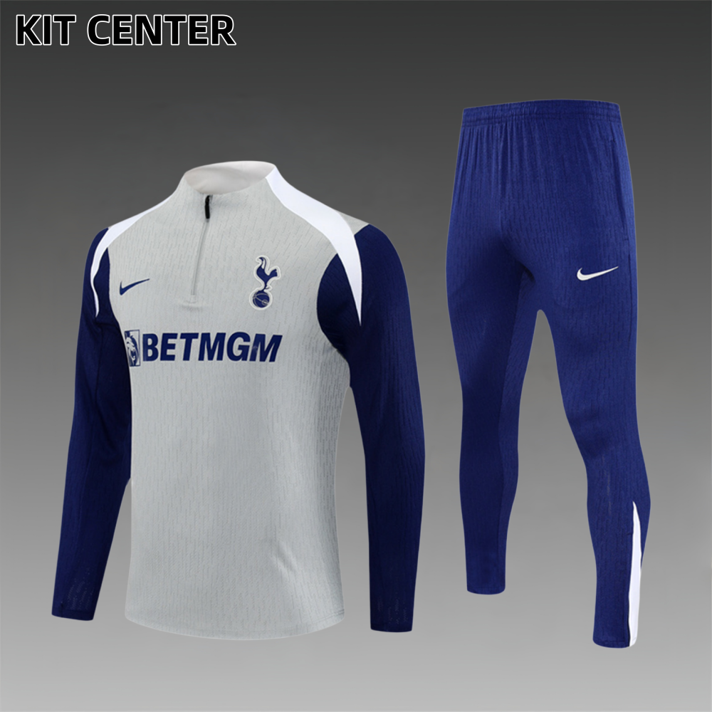 2025/2026 Tottenham Kids Half Zip Training Clothes (Kids Kit)