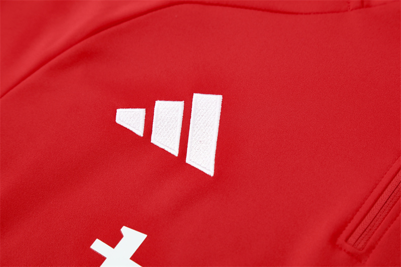 24/25 Manchester United red Half Zip Training Kit (Adult Kids Kit)