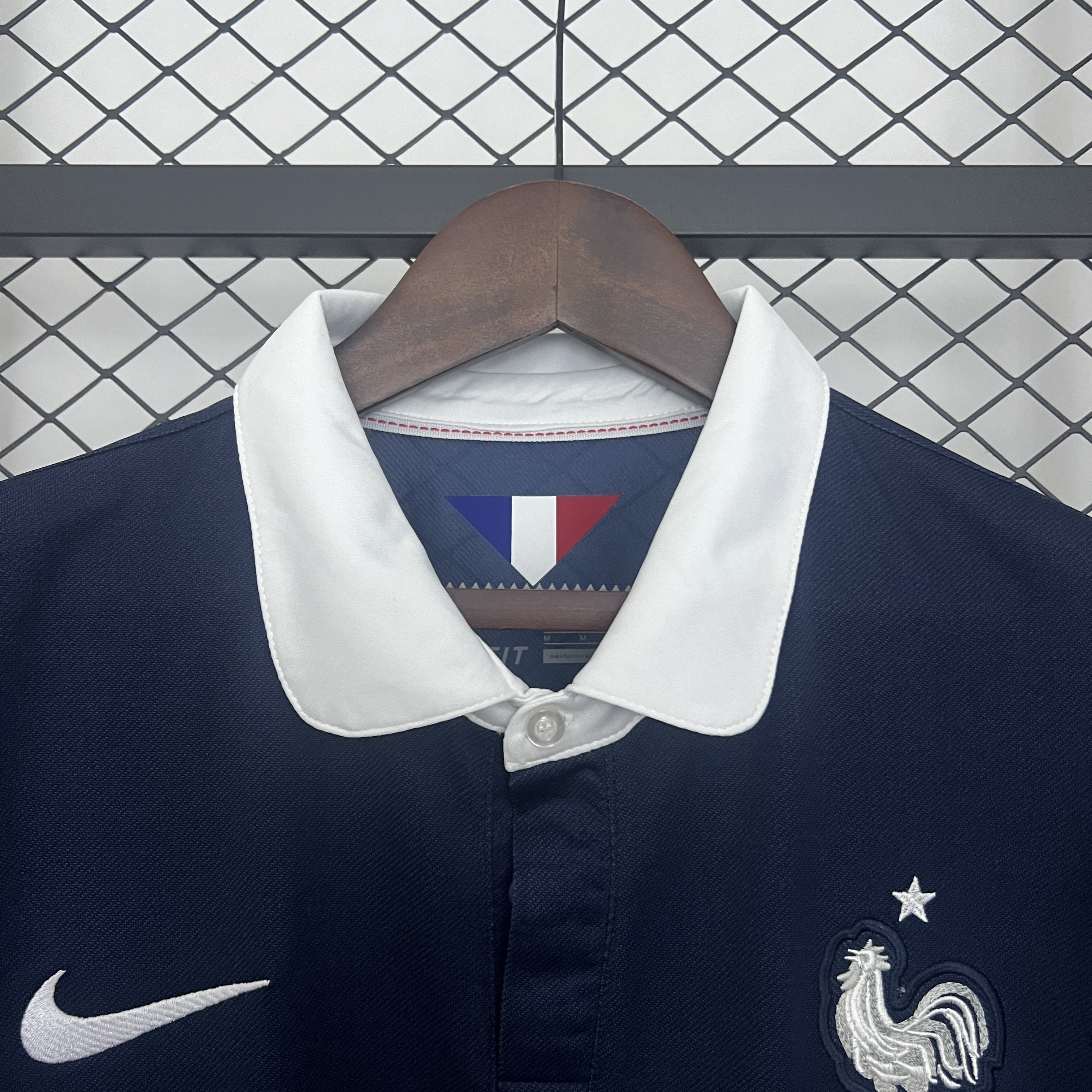 2014 France Home  Retro Football Shirt