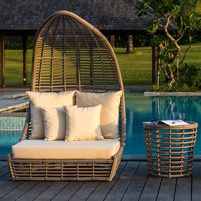 Bird's Nest creative casual rattan bird cage sofa chair