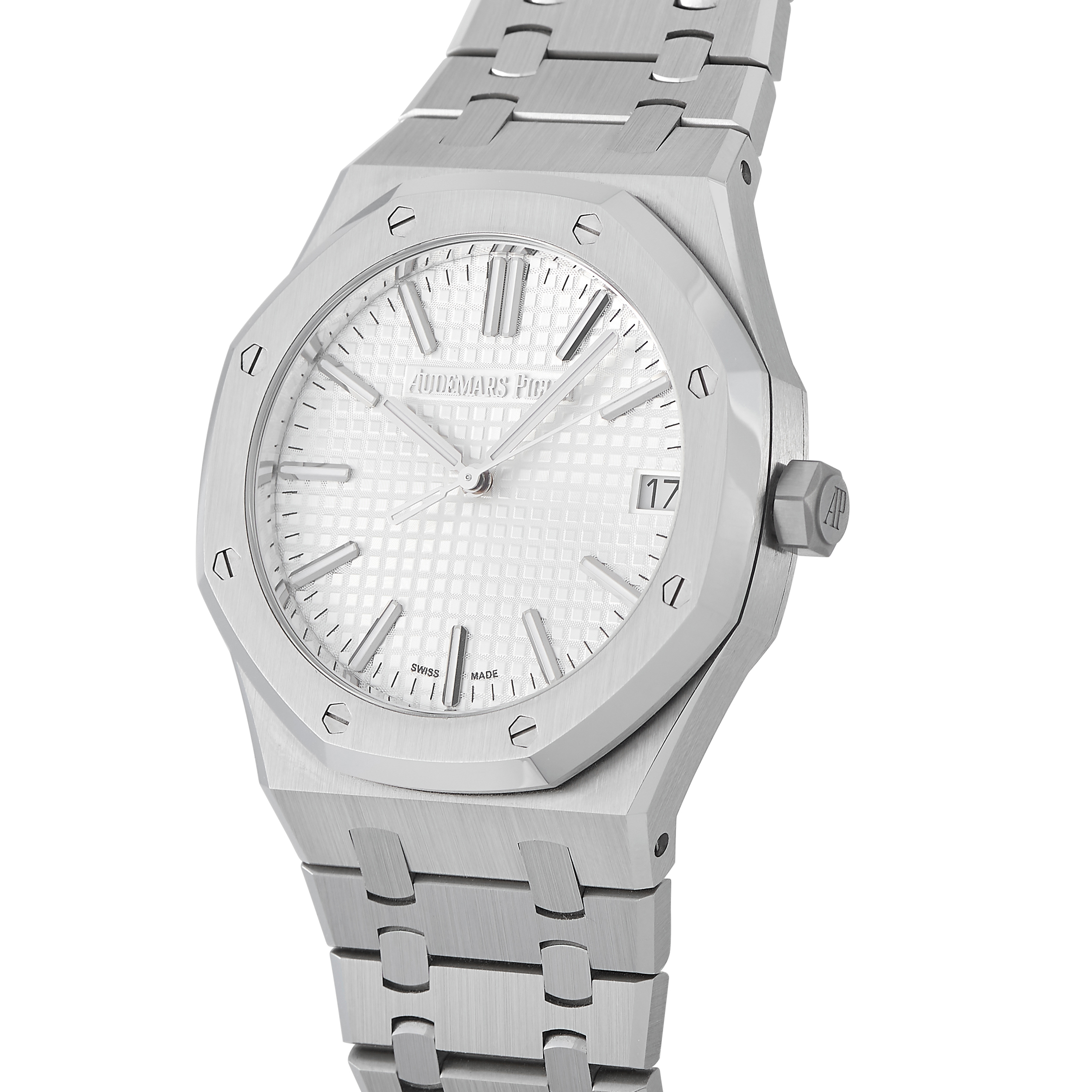 Audemars PiguetRoyal Oak White Dial Watch 15510ST.OO.1320ST.08
