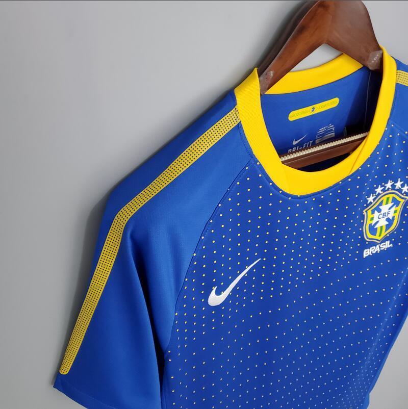 2010 Brazil away Retro Football Shirt