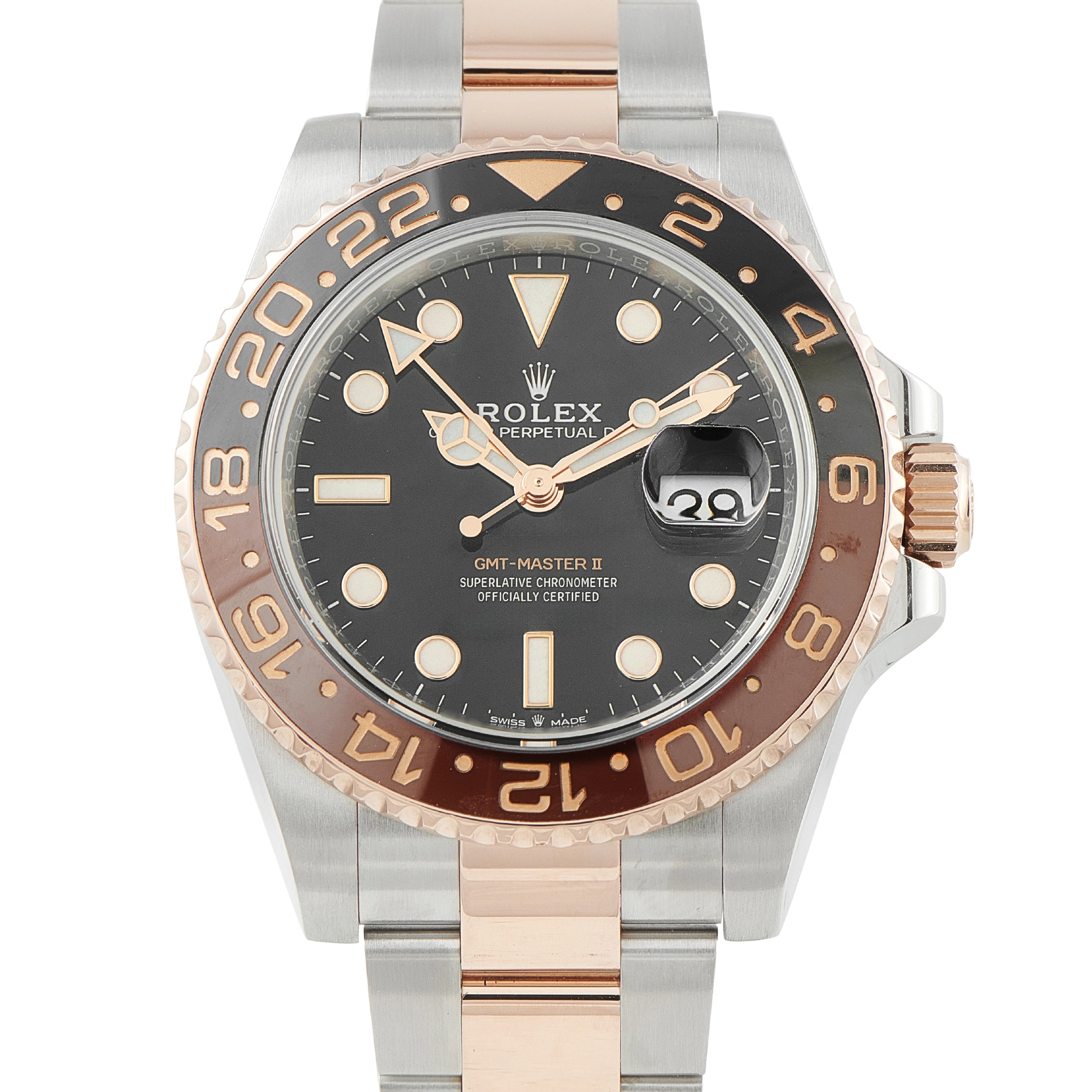 RolexGMT-Master II Oystersteel and 18K Everose Gold Watch 126711CHNR