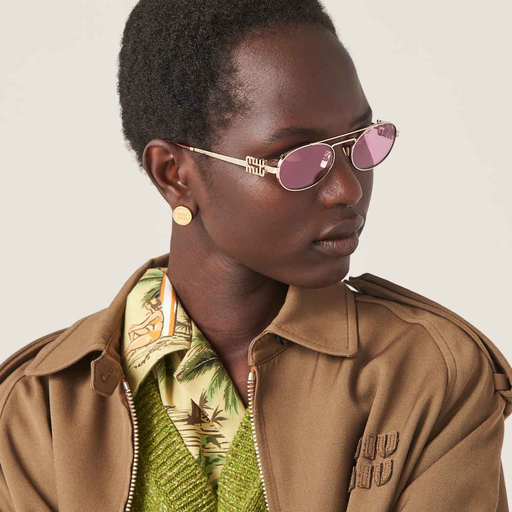 Miu Miu Logo sunglasses