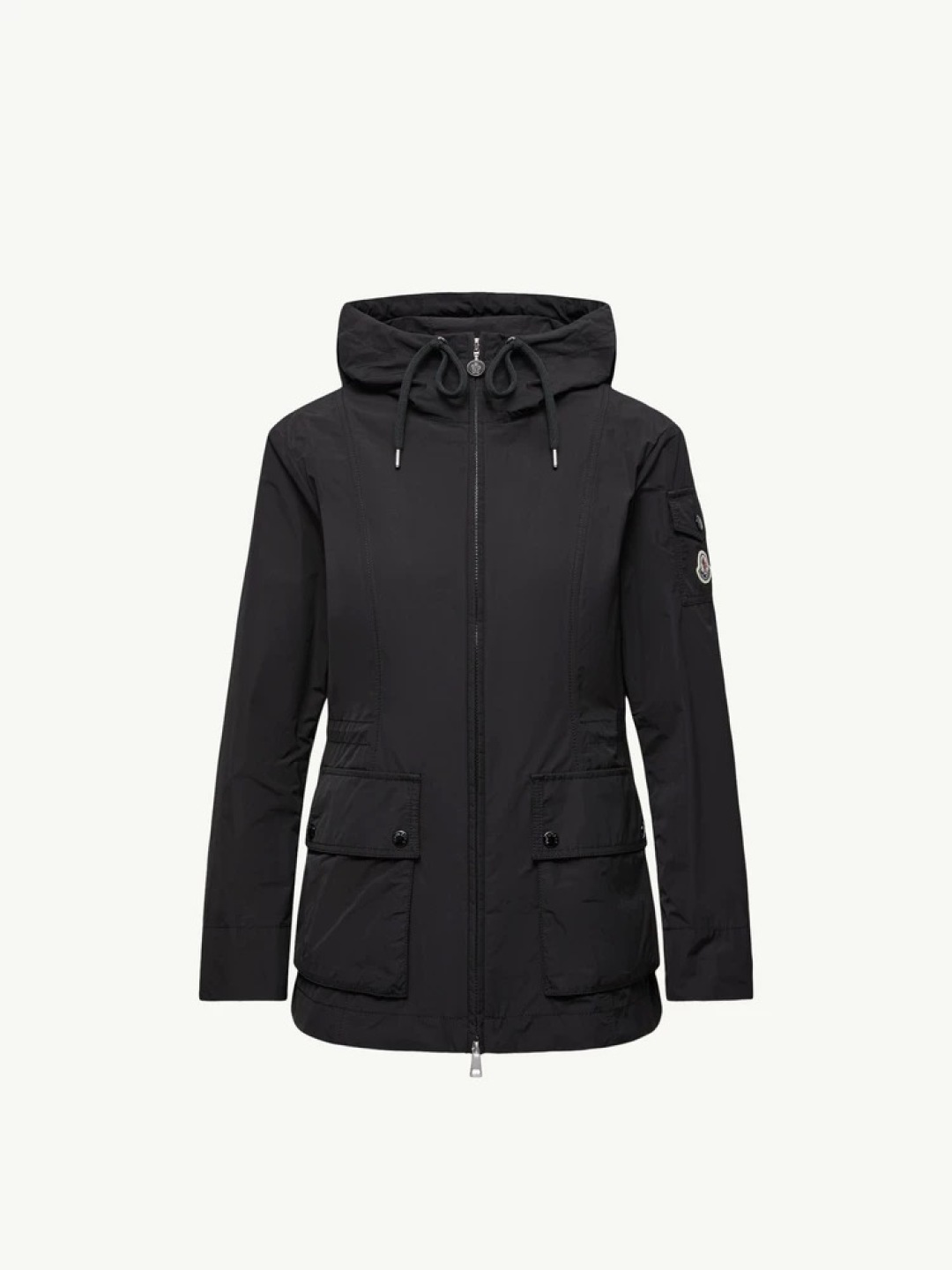 Moncler 2026 Autumn Winter Women's Jackets Polyester Hooded Tassel Zipper Casual Slim Woman's Coats MKDFWJ26013