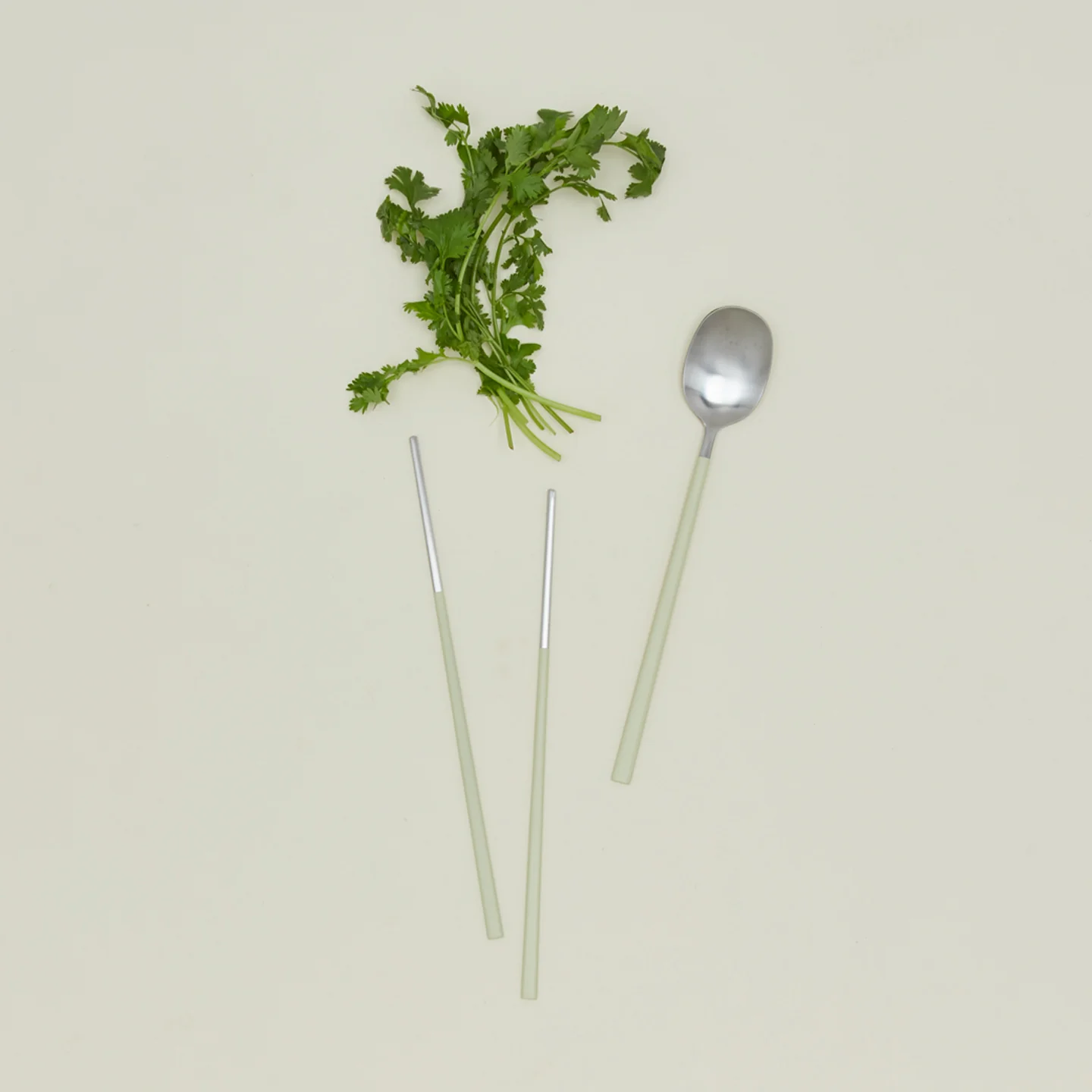 Spoon + Chopsticks Set - Mint Green