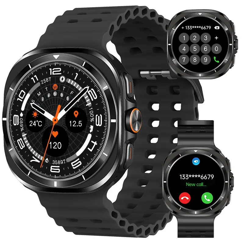 X15M Round Smart Watch for Men, Bluetooth Call Fitness Smartwatch, IP67 Waterproof, Sleep Monitor, Multi Sport Modes, Message Reminder, GPS Activity Tracker for Android iOS