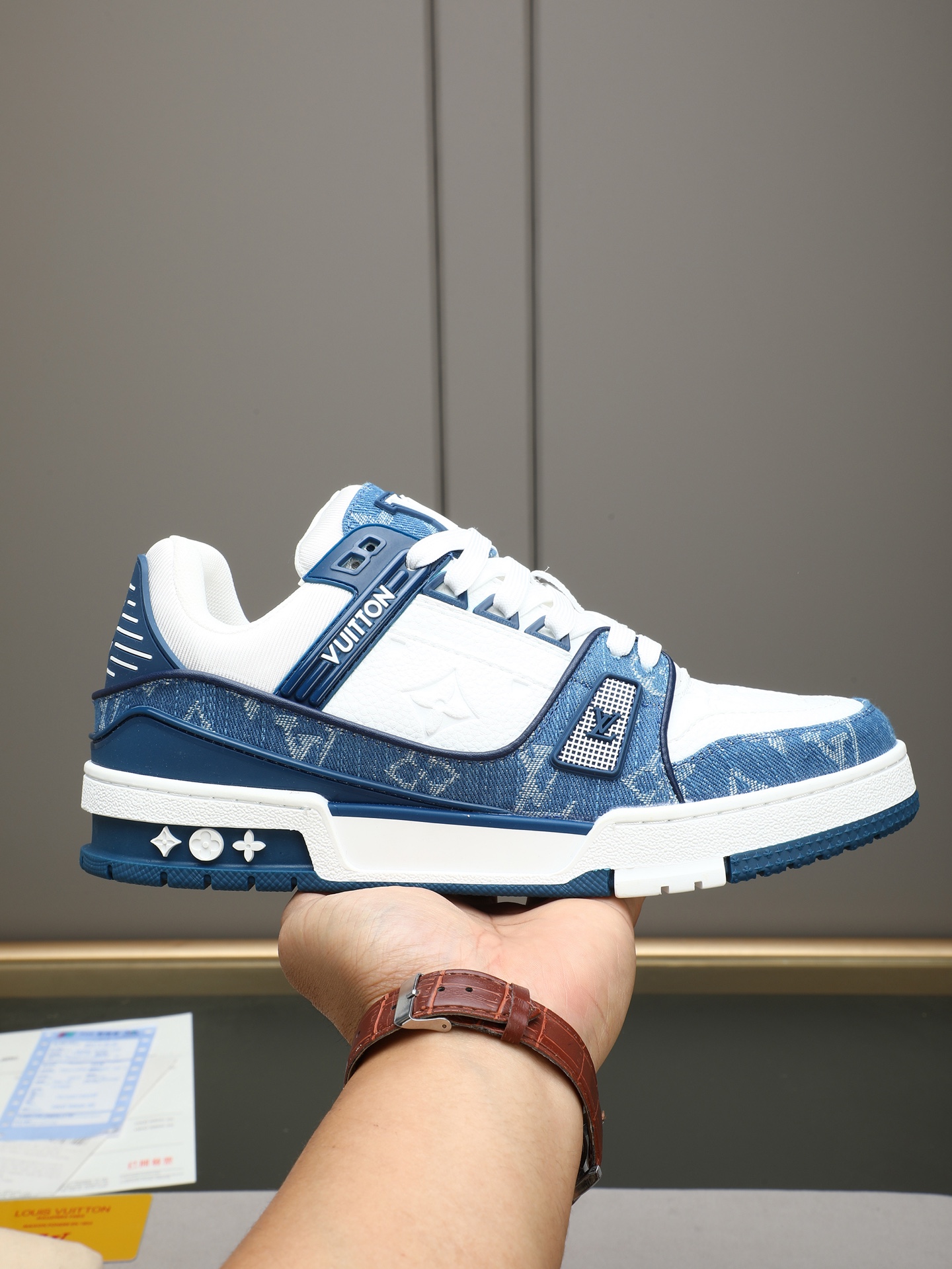 LV Louis vuitton Trainer Sneaker Low Virgil Abloh Monogram