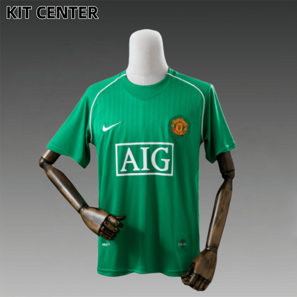 07/08 Manchester United goalkeeper Retro football soccer jersey