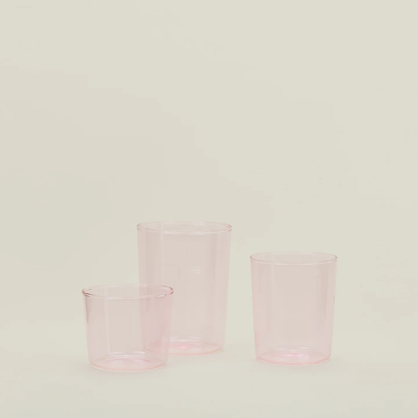 Essential Glassware, Set of 4 - Blush