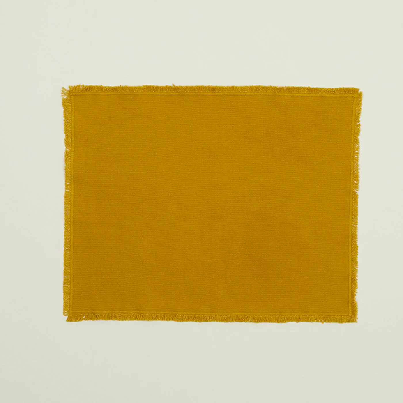 Essential Cotton Placemat, Set of 4 - Mustard