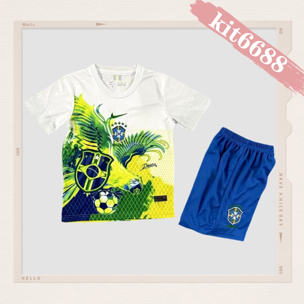 2025/2026 Brazilian Special Edition Football Shirt (Kids Kit socks ）