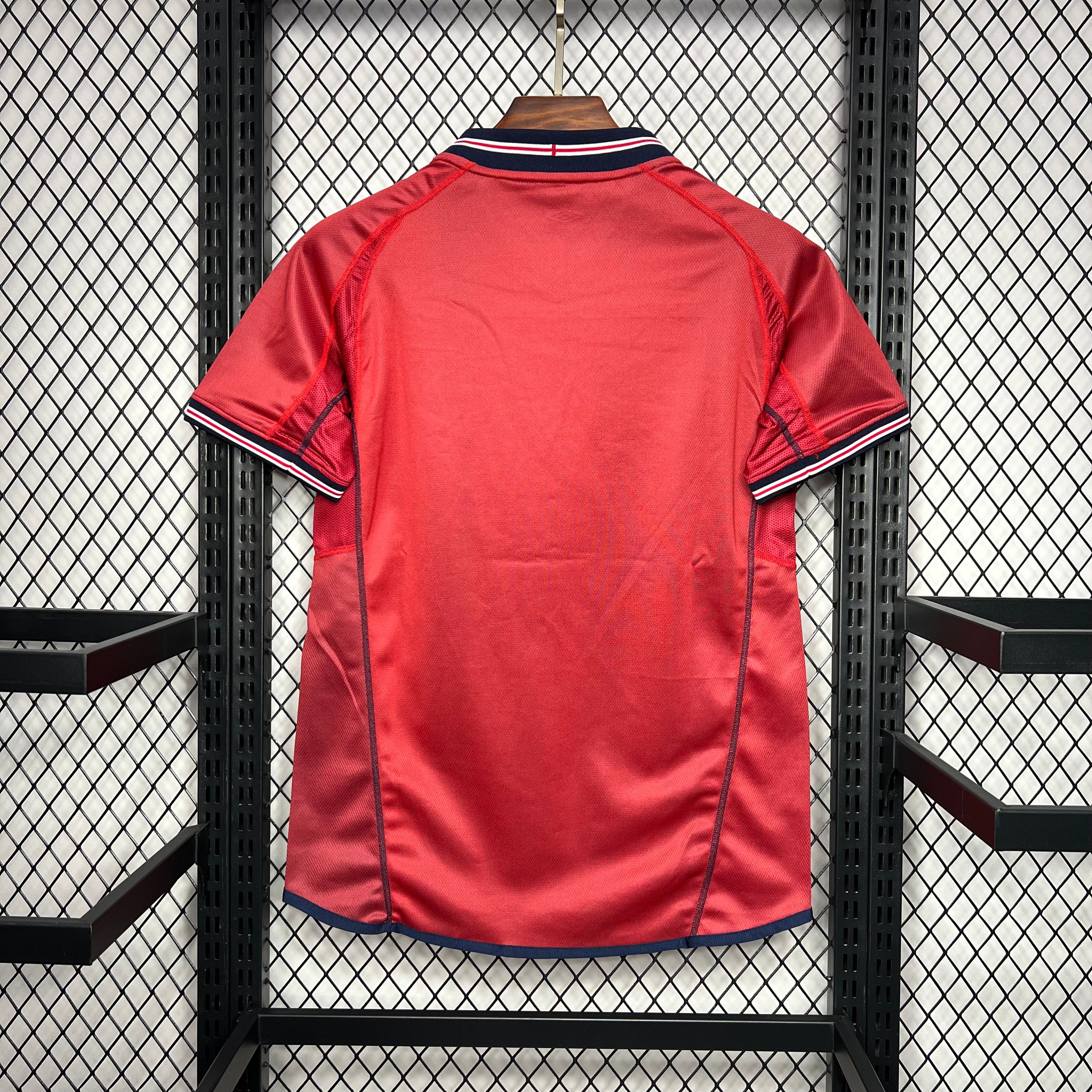 2002  England Away  Retro Football Soccer jerseys