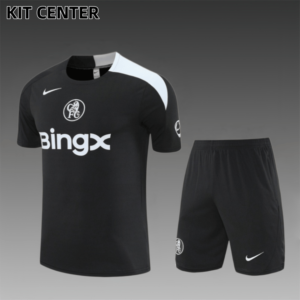 25/26 Chelsea Short Sleeve Training Suit (Adult and Children's Set)