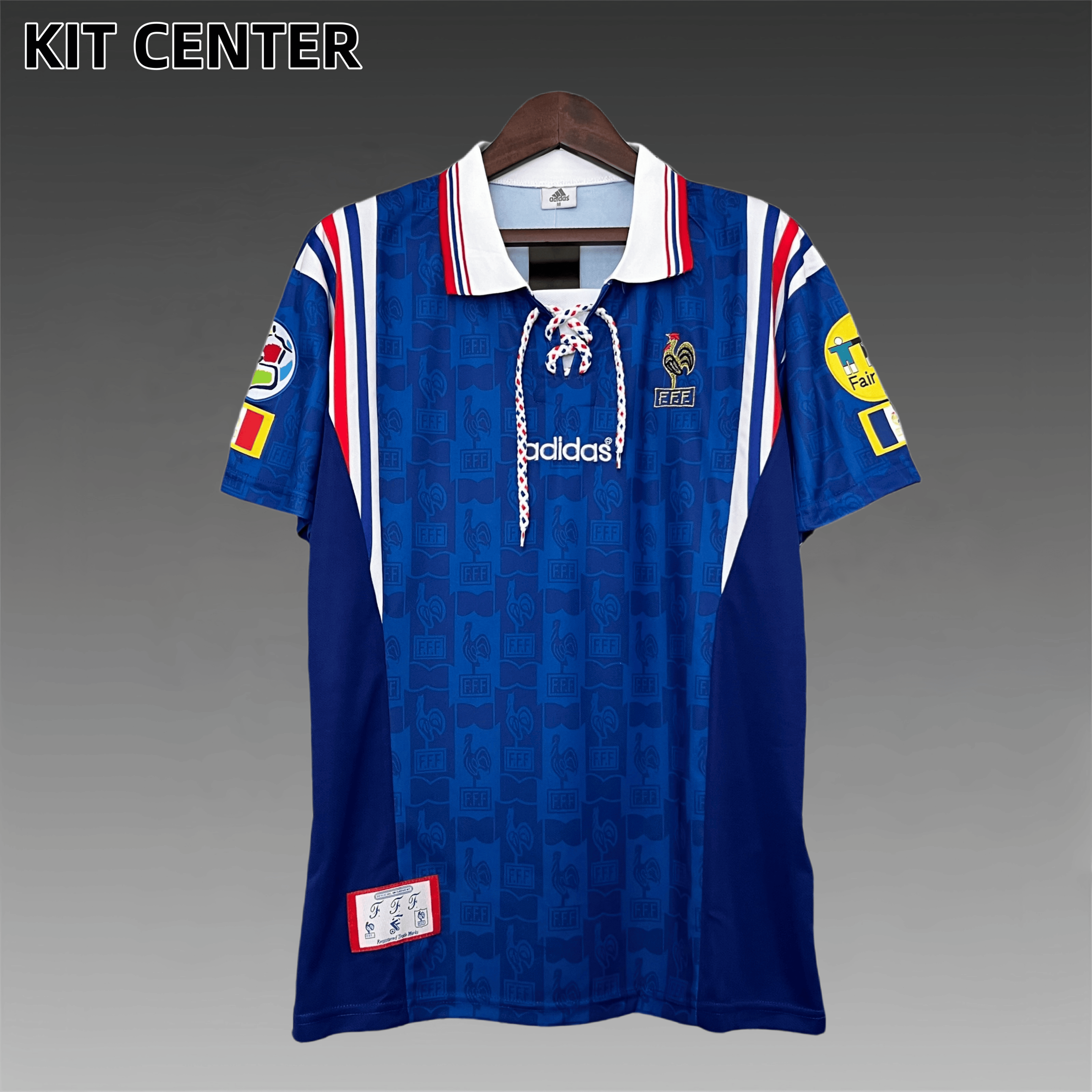 1996 France Home Retro Football Shirt