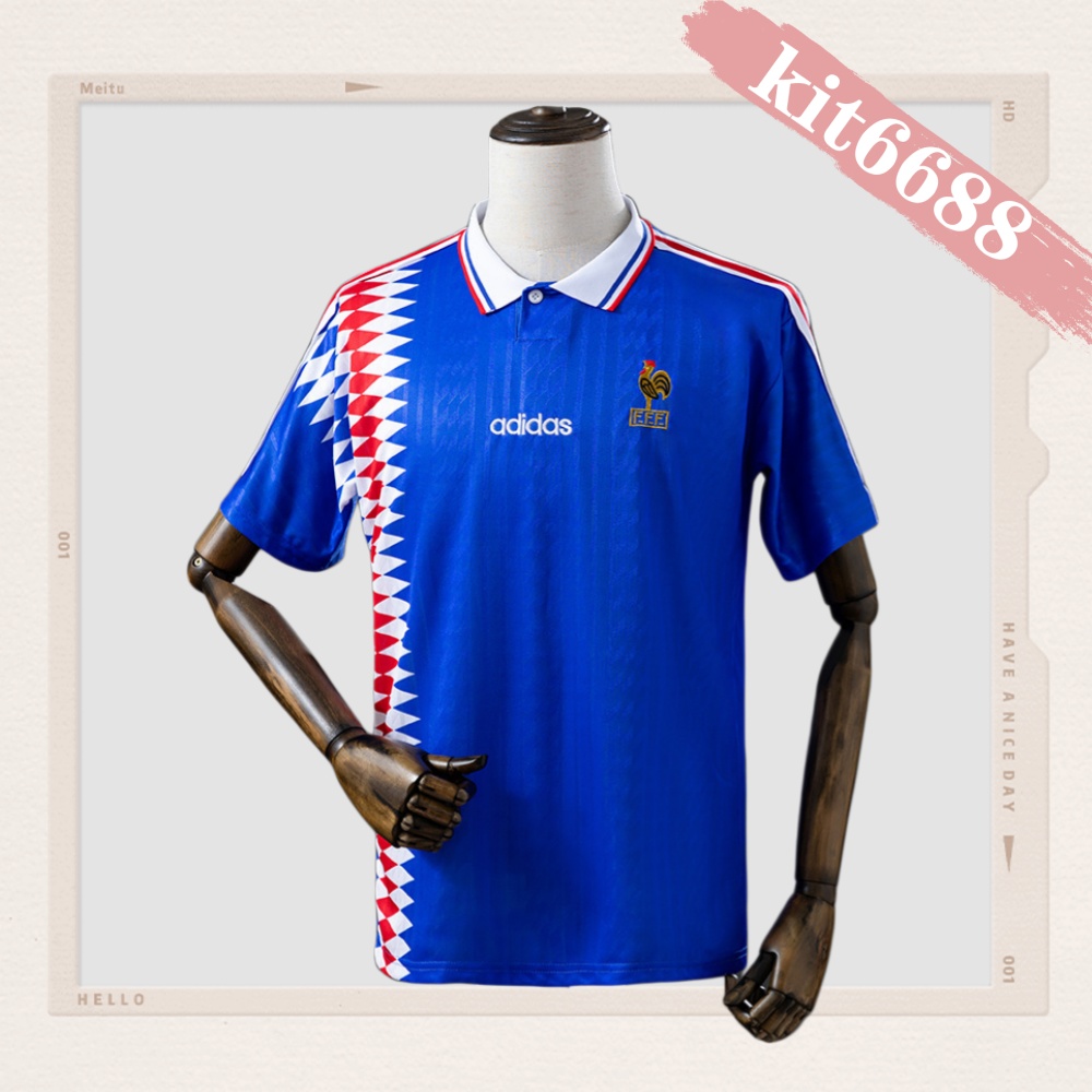 1994 France Home Retro Football Shirt