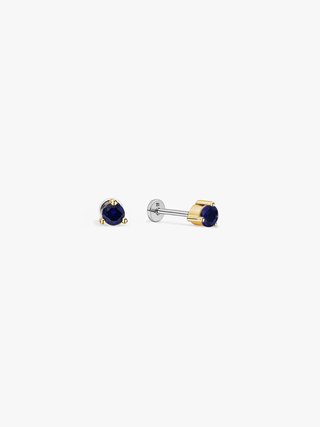 Blue Sapphire Flat Back Studs