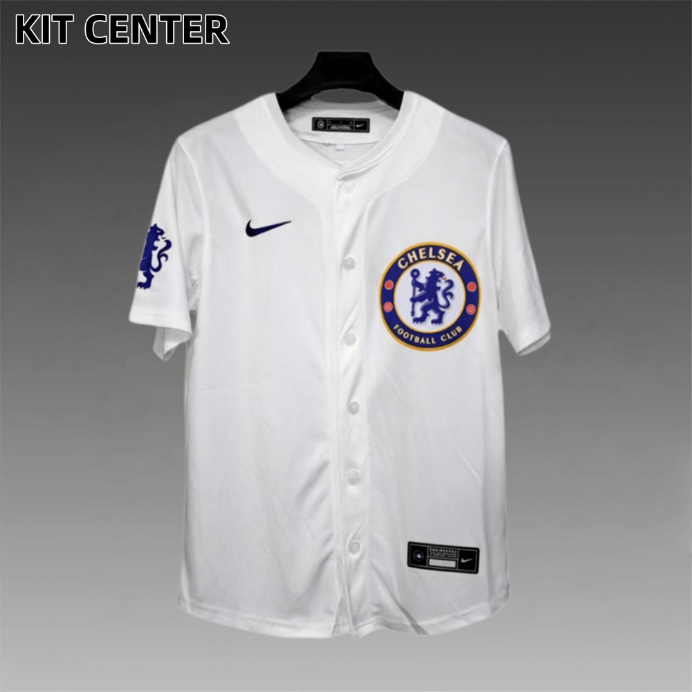 2025/2026 Chelsea Short Sleeve Button Baseball Uniform (Fans)